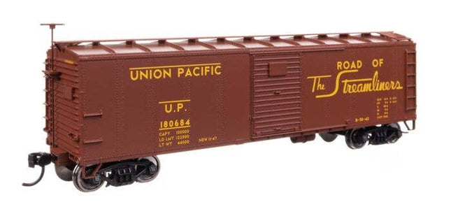 Walthers Mainline 910-41073 40' Steel Boxcar with Murphy Ends - Union Pacific #180684 Road of the Streamliners HO Scale