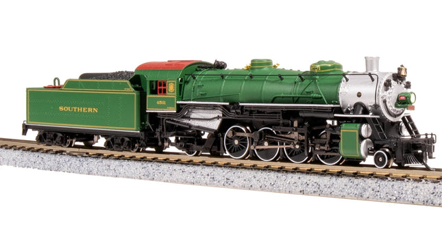 Broadway Limited 10125 USRA 2-8-2 Light Mikado Southern Railway #4501 green 2026, Stealth DCC Ready, N Scale