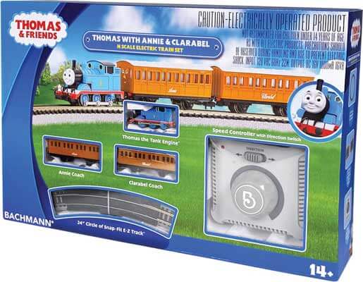 Bachmann 24028 | Thomas & Friends Thomas with Annie & Clarabel Train Set | N Scale