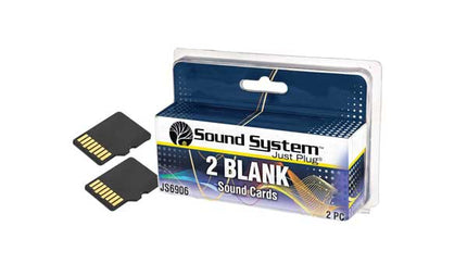 Woodland Scenics Just Plug 2 Blank Sound Cards, item 785-6906