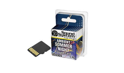 Woodland Scenics Just Plug Sound Card - Ambient Summer Night, item 785-6909