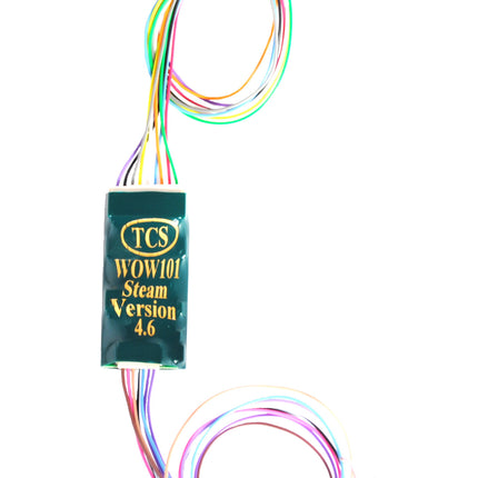 TCS 1516 WOW101 Steam WOWSound DCC sound decoder with 9-pin wiring harness