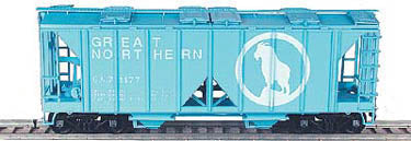 Bowser 43266 | H34 Covered Hopper Cars - Great Northern - Blt 6-49 Repack 6-68 Road #71306 | HO Scale