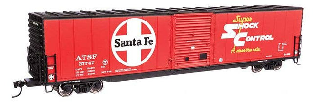 Walthers Mainline 910-3353 | 60' Pullman-Standard Single Door Auto Parts Boxcar - Santa Fe (ATSF) #37747 | HO Scale