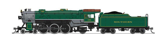 Broadway Limited 7987 | USRA 4-6-2 Heavy Pacific - Sound and DCC - Paragon4(TM) - Southern Railway #1386 (Sylvan Green, graphite, Tuscan) | N Scale