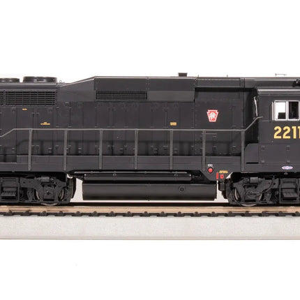 HO scale model of Pennsylvania Railroad 2211 EMD GP30 diesel-electric locomotive with sound and DCC.