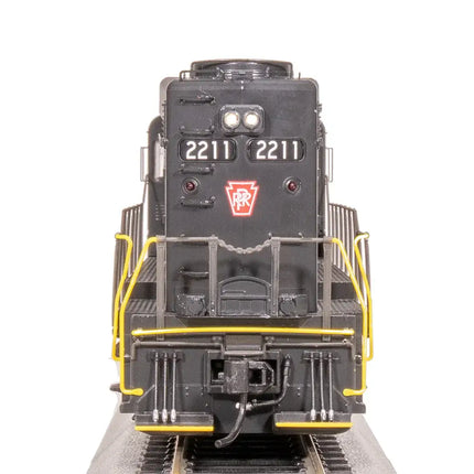 EMD GP30 locomotive model in HO Scale, Pennsylvania Railroad #2214, front view with accurate detailing.