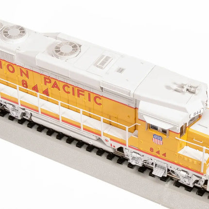 HO Scale Union Pacific EMD GP30 diesel-electric locomotive model on track