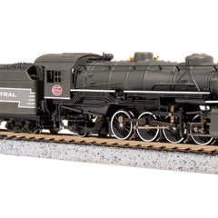 N scale model of USRA 2-8-2 Light Mikado, New York Central #6362, with Paragon4 sound and DCC features.