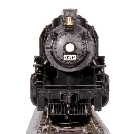 N Scale USRA 2-8-2 Light Mikado Locomotive Front View Union Pacific #2492