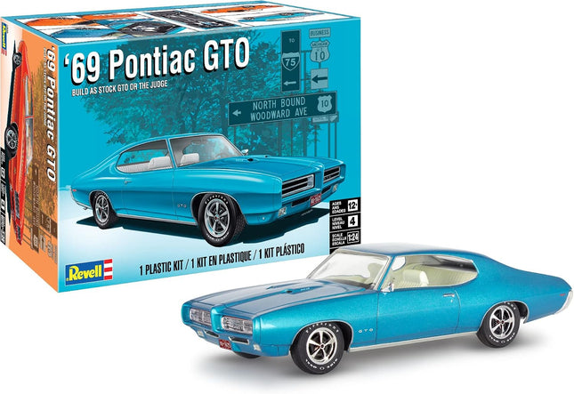 Revell 14530 1969 Pontiac GTO The Judge 2'N1 1/24 scale plastic model kit