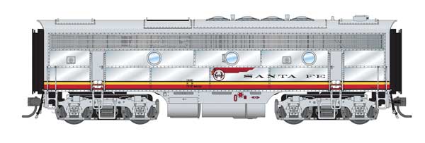Broadway Limited 10535 HO scale EMD F3B, Santa Fe #34B