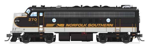 Broadway Limited 10555 HO scale EMD F7 A-Unpowered B Set, Norfolk Southern #270, 275