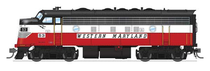 Broadway Limited 10566 HO scale EMD F7A, Western Maryland #59