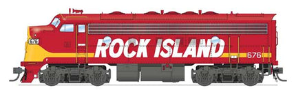 Broadway Limited 10560 HO scale EMD F7A, Rock Island #676
