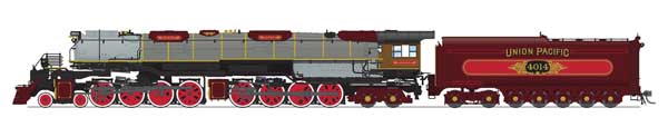 Broadway Limited 10617 HO scale 4-8-8-4 Big Boy, Union Pacific #4014