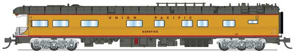 Broadway Limited 187-10492 N scale Business Car Observation, Union Pacific #119 Kenefick