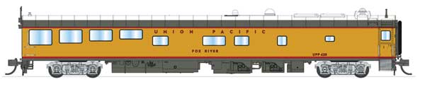 Broadway Limited 187-10501 N scale Track Inspection Theater Car, Union Pacific Fox River