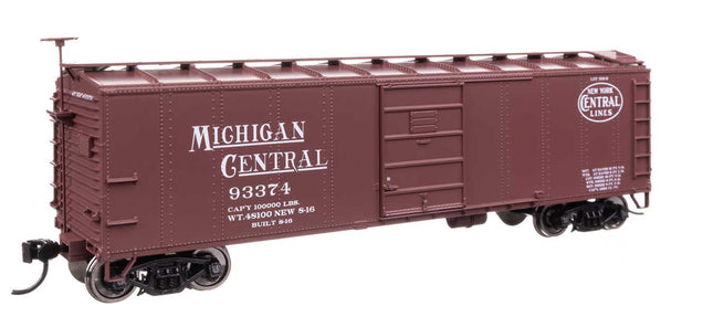 Walthers Mainline 910-41058 40' Steel Boxcar with Murphy Ends New York Central 93374 HO Scale