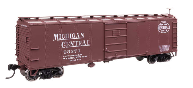 Walthers Mainline 910-41058 40' Steel Boxcar with Murphy Ends New York Central 93374 HO Scale