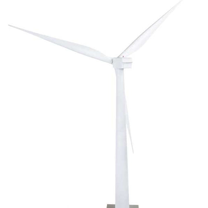 Walthers Cornerstone 933-3355 Wind Turbine Kit HO Scale - assembled model, angled view