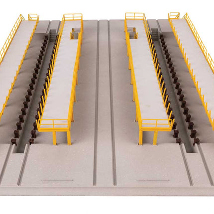 Walthers Cornerstone 933-3908 Modern Diesel Shop Kit HO Scale - interior service pits and walkways