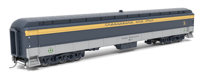 Broadway Limited 9930 heavyweight railroad instruction car Chesapeake & Ohio #SI-4 HO scale