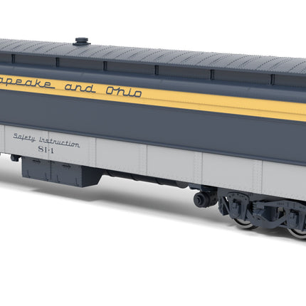 Broadway Limited 9930 heavyweight railroad instruction car Chesapeake & Ohio #SI-4 HO scale