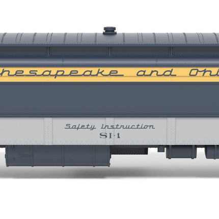Broadway Limited 9930 heavyweight railroad instruction car Chesapeake & Ohio #SI-4 HO scale