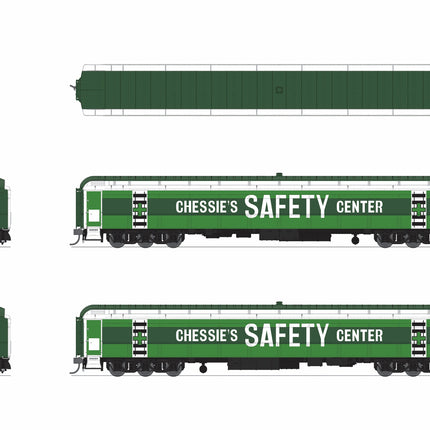 Broadway Limited 9931 heavyweight railroad instruction car Chessie System B&O #CSC-1 HO scale