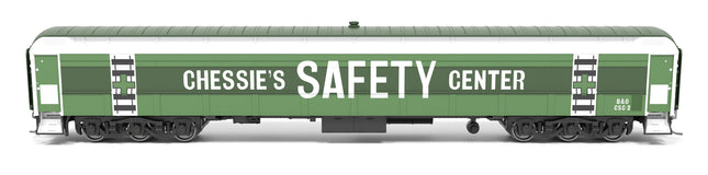 Broadway Limited 9931 heavyweight railroad instruction car Chessie System B&O #CSC-1 HO scale