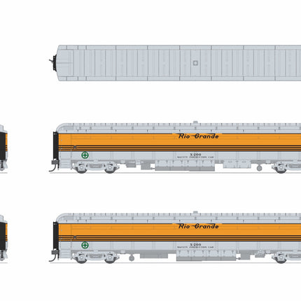 Broadway Limited 9932 heavyweight railroad instruction car Denver & Rio Grande Western #X-200 HO scale