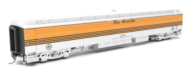 Broadway Limited 9932 heavyweight railroad instruction car Denver & Rio Grande Western #X-200 HO scale