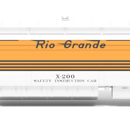Broadway Limited 9932 heavyweight railroad instruction car Denver & Rio Grande Western #X-200 HO scale