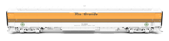 Broadway Limited 9932 heavyweight railroad instruction car Denver & Rio Grande Western #X-200 HO scale