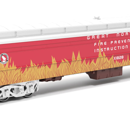 Broadway Limited 9933 heavyweight railroad instruction car Great Northern #X1828 HO scale