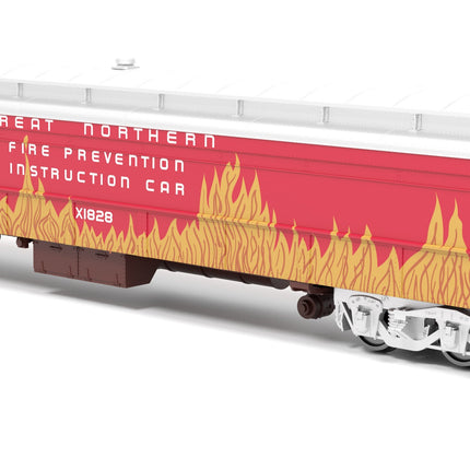 Broadway Limited 9933 heavyweight railroad instruction car Great Northern #X1828 HO scale