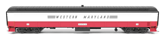 Broadway Limited 9936 heavyweight railroad instruction car Western Maryland #100 HO scale