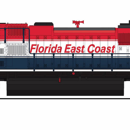 Broadway Limited 9968 Florida East Coast #105 N scale locomotive