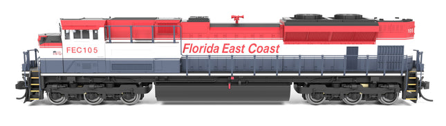 Broadway Limited 9968 Florida East Coast #105 N scale locomotive
