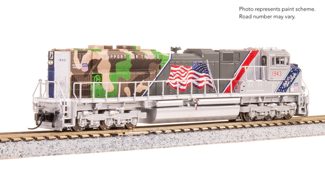 Broadway Limited 9981 EMD SD70ACe Union Pacific #1943 The Spirit Stealth DCC Ready N Scale - opposite side view