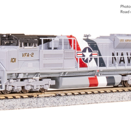 Broadway Limited 9983 EMD SD70ACe US Navy #101 Stealth DCC Ready N Scale - side view