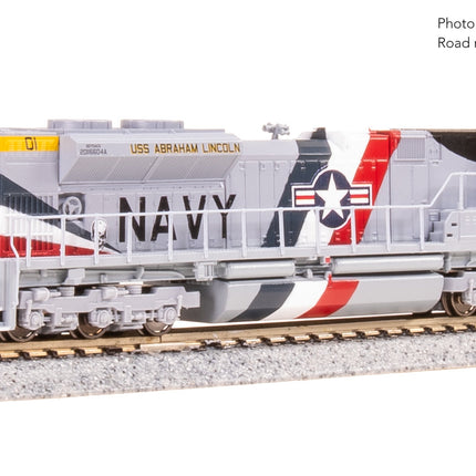 Broadway Limited 9983 EMD SD70ACe US Navy #101 Stealth DCC Ready N Scale - opposite side view