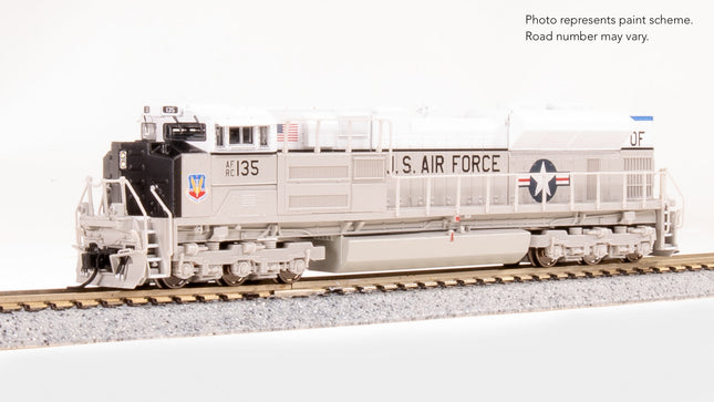 Broadway Limited 9985 EMD SD70ACe US Air Force #135 Stealth DCC Ready N Scale - side view
