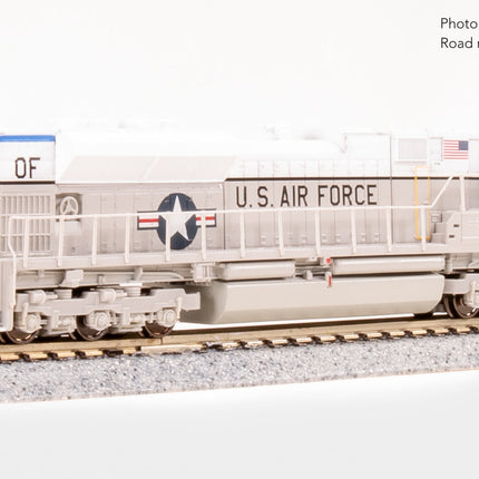 Broadway Limited 9985 EMD SD70ACe US Air Force #135 Stealth DCC Ready N Scale - opposite side view