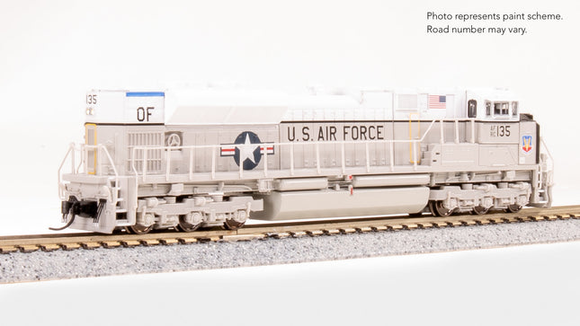 Broadway Limited 9985 EMD SD70ACe US Air Force #135 Stealth DCC Ready N Scale - opposite side view