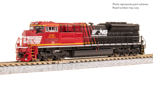Broadway Limited 9989 EMD SD70ACe Norfolk Southern #1231 Atlanta Stealth DCC Ready N Scale - side view