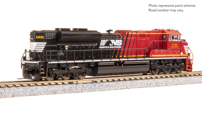 Broadway Limited 9989 EMD SD70ACe Norfolk Southern #1231 Atlanta Stealth DCC Ready N Scale - opposite side view