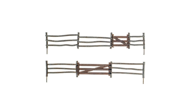 Woodland Scenics 3001 Log Fence O Scale - package front