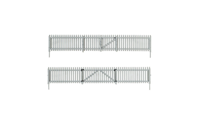 Woodland Scenics 3004 Picket Fence O Scale - package front